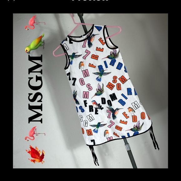 MSGM Other - MSGM Multicolor Logo Dress